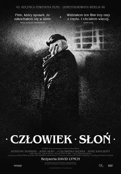 Plakat filmu: Człowiek słoń