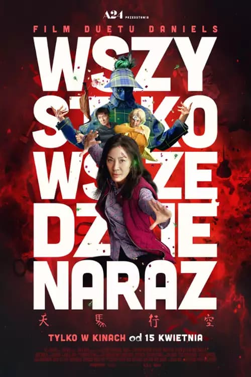Plakat filmu: Wszystko wszędzie naraz