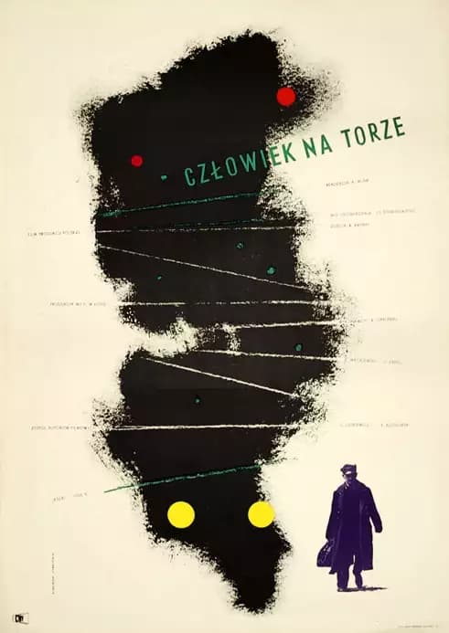 Plakat filmu: Człowiek na torze