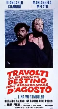 Plakat filmu: Porwani zrządzeniem losu przez wody lazurowego sierpniowego morza