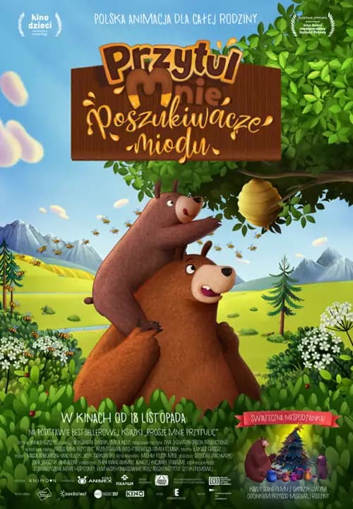 Plakat filmu: Przytul mnie. Poszukiwacze miodu