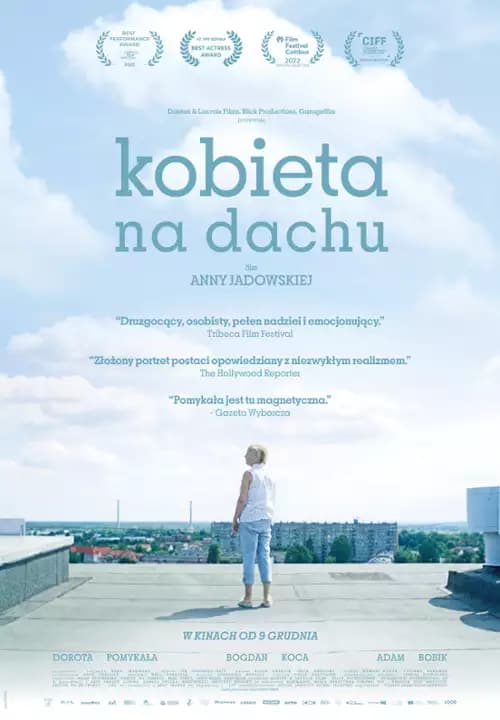Plakat filmu: Kobieta na dachu
