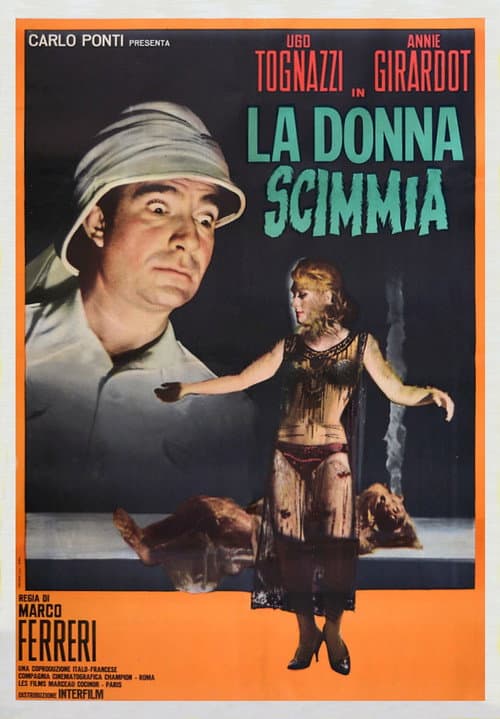 Plakat filmu: La donna scimmia