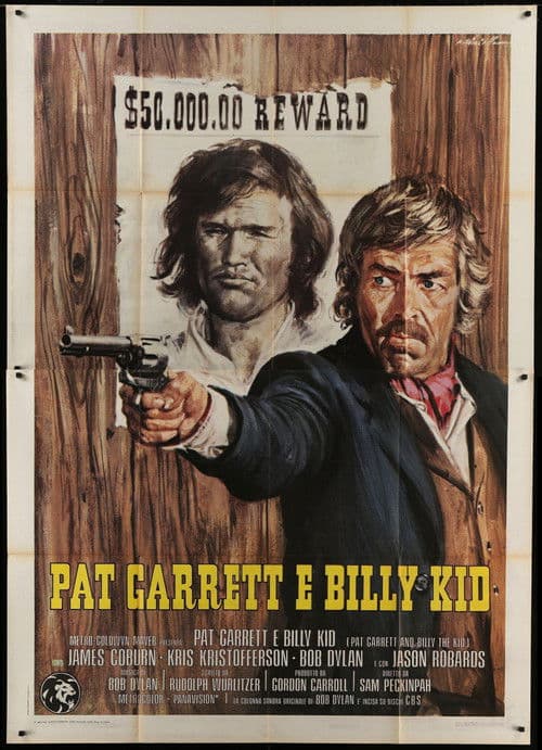 Plakat filmu: Pat Garrett i Billy Kid