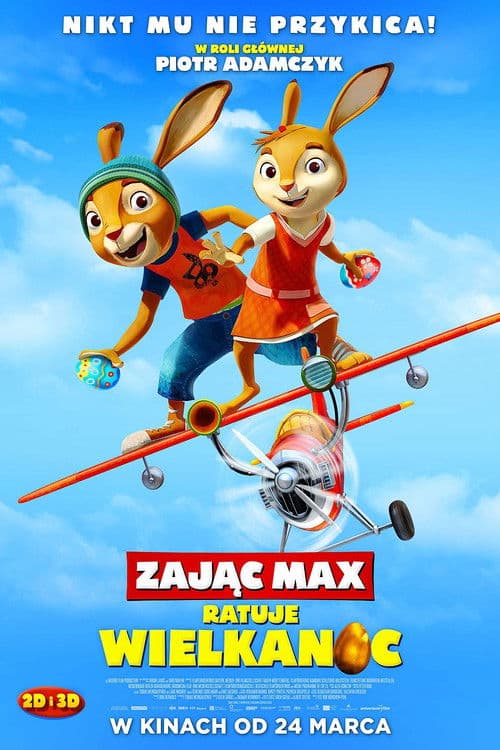 Plakat filmu: Zając Max ratuje Wielkanoc