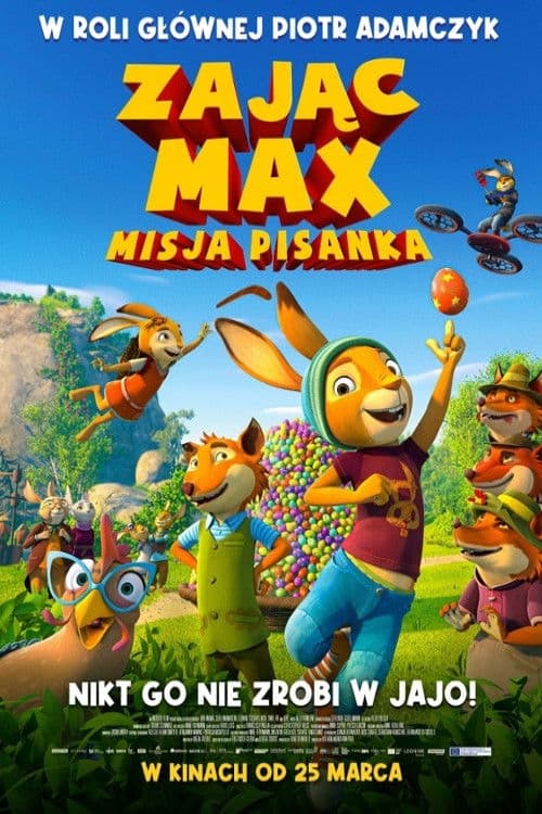 Plakat filmu: Zając Max: Misja pisanka