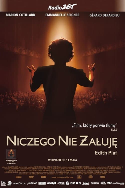 Plakat filmu: Niczego nie żałuję - Edith Piaf