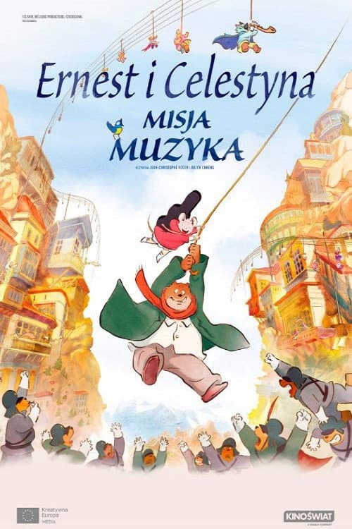 Plakat filmu: Ernest i Celestyna: Misja muzyka
