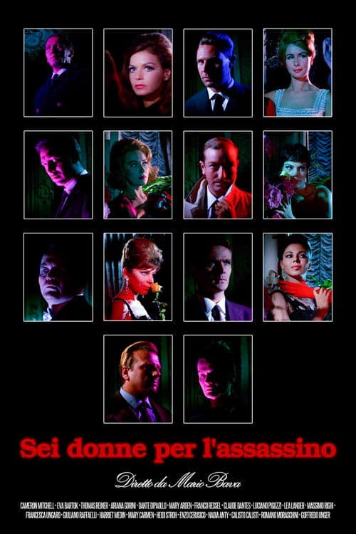 Plakat filmu: Sei donne per l'assassino