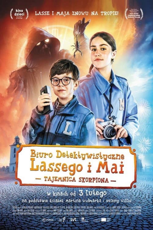 Plakat filmu: Biuro Detektywistyczne Lassego i Mai. Tajemnica Skorpiona