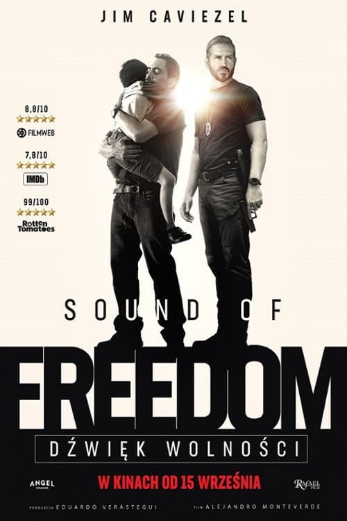 Plakat filmu: Sound of Freedom. Dźwięk wolności