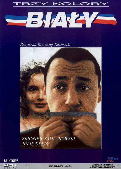 Plakat filmu: Trzy kolory: Biały