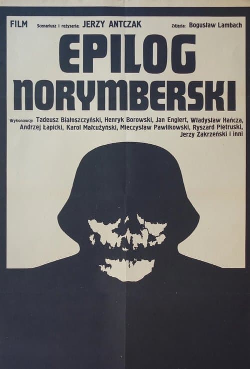 Plakat filmu: Epilog norymberski