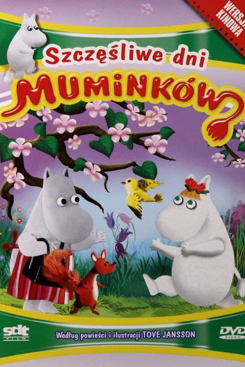 Plakat filmu: Szczęśliwe dni Muminków