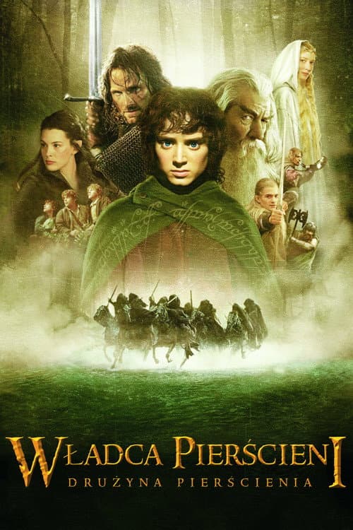 Plakat filmu: Władca Pierścieni: Drużyna Pierścienia