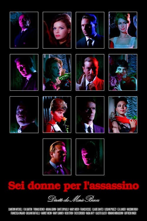 Plakat filmu: Sei donne per l'assassino