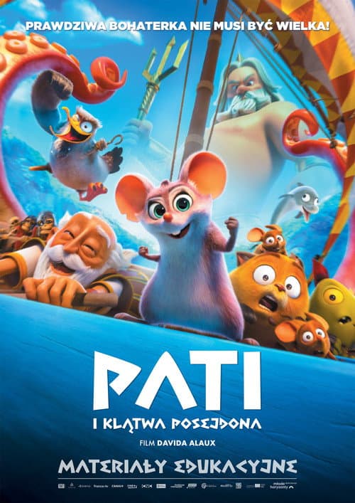 Plakat filmu: Pati i klątwa Posejdona