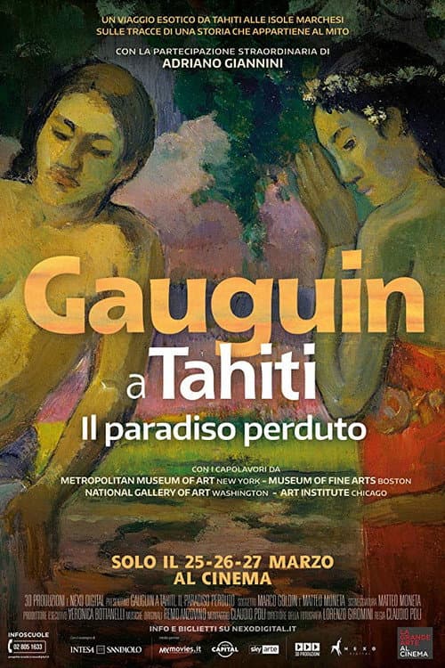 Plakat filmu: Gauguin a Tahiti - Il Paradiso Perduto