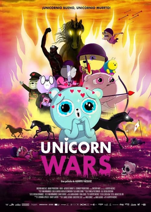 Plakat filmu: Wojny jednorożców