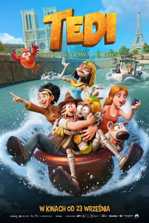 Plakat filmu: Tedi i szmaragdowa tablica