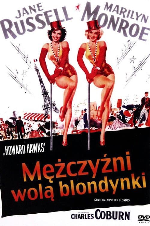 Plakat filmu: Mężczyźni wolą blondynki
